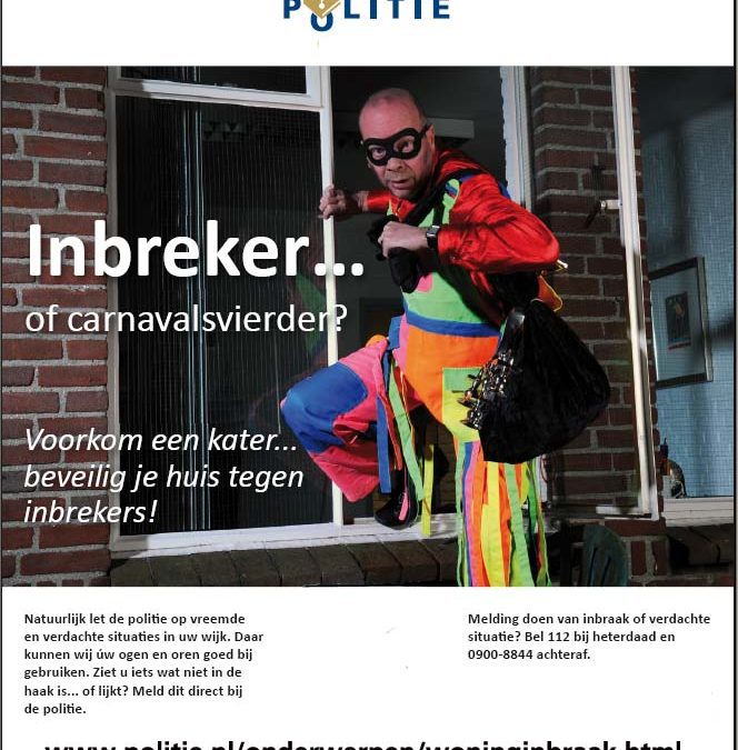 Veilig carnaval vieren … preventietips